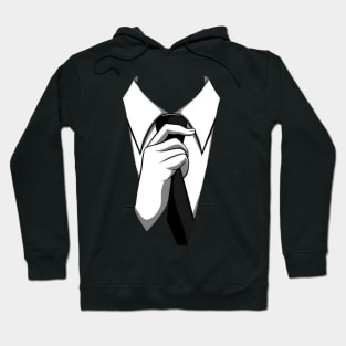 Anonymous suit Hoodie